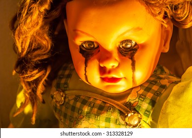 Close Up Of Scary Doll