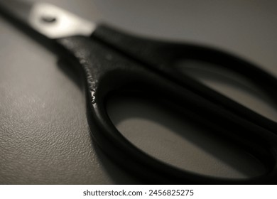 Close up of scissors on a table