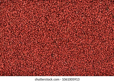 Close up Seeds of Annatto tree (Bixa orellana L.) of Thailand medicinal properties of the drug.
