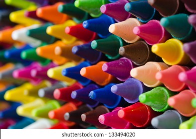 close up set of crayons and mix color - Powered by Shutterstock