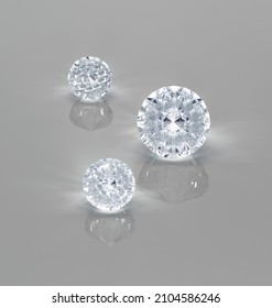 Close up of shiny diamonds - Shutterstock ID 2104586246