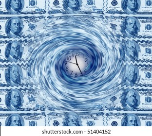 close up shot of  an American dollar background