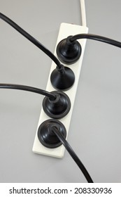 A Close Up Shot Of An Australian Power Cord