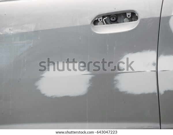 Close Shot Cars Door Under New Royalty Free Stock Image