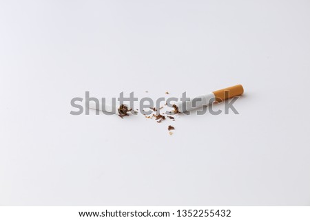 Similar – Image, Stock Photo stop smoking! Healthy