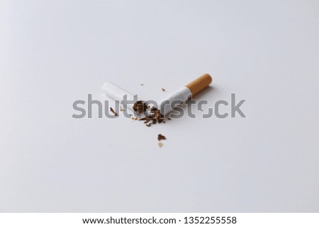 Similar – Image, Stock Photo stop smoking! Healthy