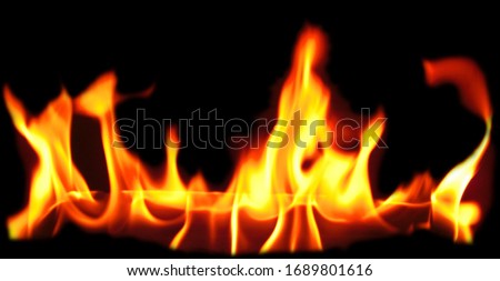 A close up shot of a fire
