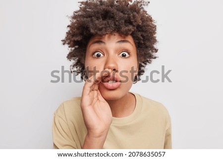 Similar – Image, Stock Photo mouth