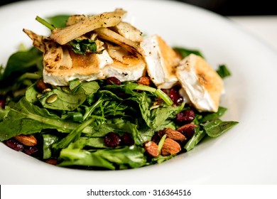 Close Up Shot Of Roast Goat Cheese Salad