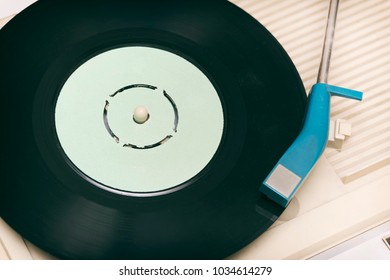 Close Up Shot Of A Vintage Record Player - Shutterstock ID 1034614279