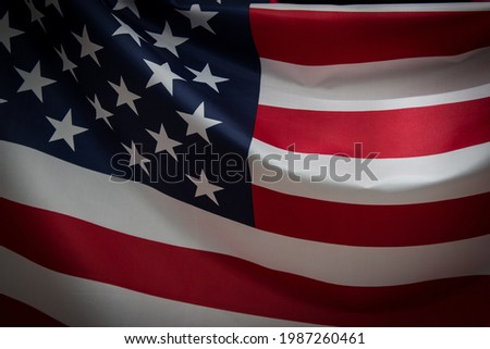 Similar – American flag Freedom Wind