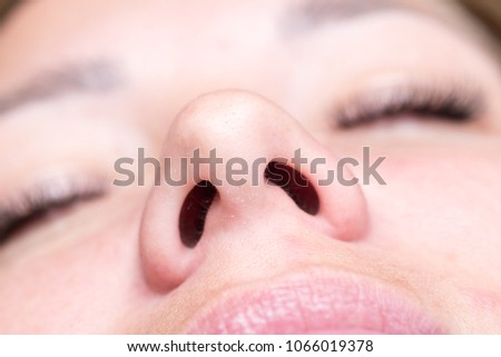 Similar – sulk Face Nose Mouth Lips