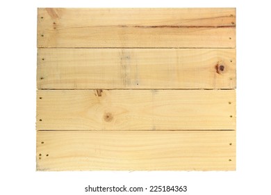A Close Up Shot Of A Wooden Crate