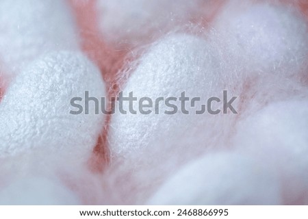 Close up of silkworm cocoon