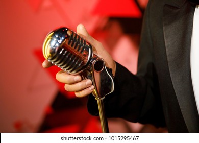 Close up singer hand - Powered by Shutterstock