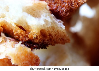 close up of a slice of bread