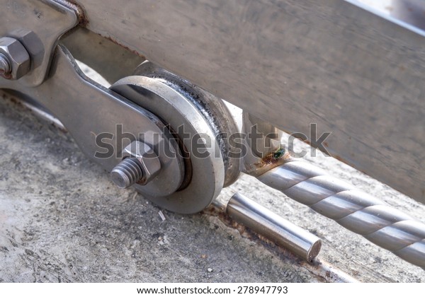 Close Slide Door Wheel Bearing Automatic Stock Photo Edit