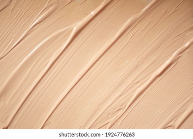 Close up of smear foundation texture. - Shutterstock ID 1924776263