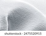 Close up snow background with abstract product background