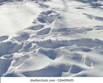 Close Up Of Snow Dune