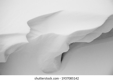 close up snow dunes lines and shapes, detail winter landscape. beauty in nature, shapes in snow dune. Extreme environment. Adventure winter background. Abstract textures - Powered by Shutterstock