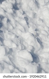 Close up snow texture background