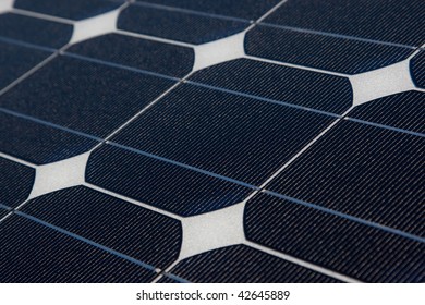 Close Up Of Solar Cell