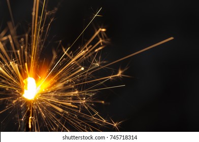 Close up of a sparkler