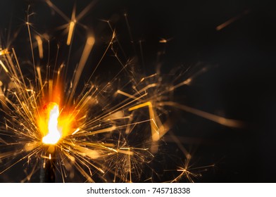 Close up of a sparkler