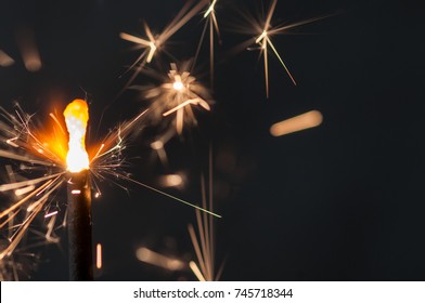 Close up of a sparkler