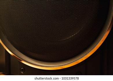 Close up of a speaker