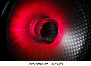 A close up of the speaker. Background. Texture
