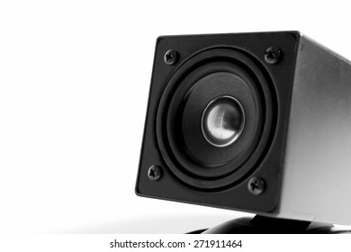 Close Up Of Speaker Isolated