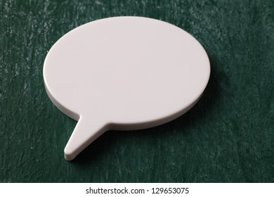 close up of the speech bubble icon