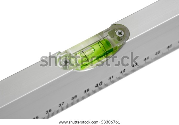 Close Spirit Level Construction Workers On Stock Photo Edit Now