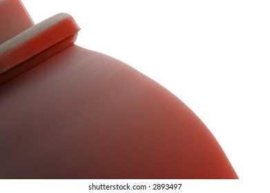 Close up spray in white background