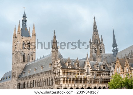 Close up from the ST Maartens Cathedral in Ypres (Ieper) Belgium. Stock photo © 