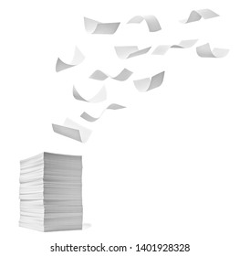 Documents Ant Carries Stack Paper 3d Stock Illustration 1752785069