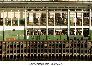 Close Up Of Star Ferry Pier, Hong Kong