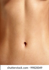Close up  stomach of woman, closeup background