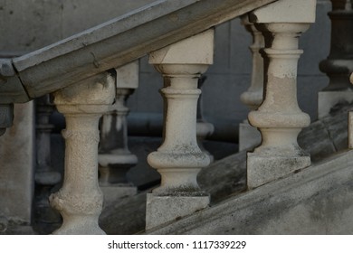 Close Up Of Stone Bannister