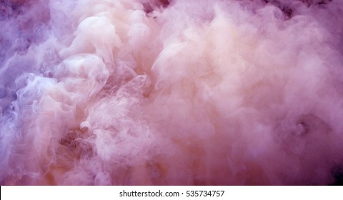 Close Up Swirling Pink Purple And White Smoke Background