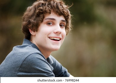 Close Up Of Teen Boy