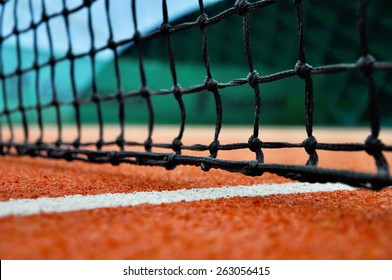 Close Up Of Tennis Net