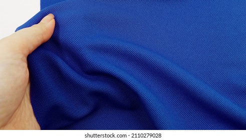 Close up of a textile,Texture Polyester fabric background.
