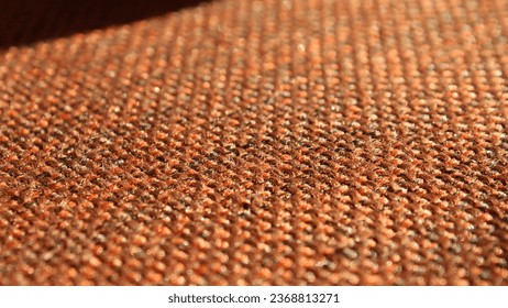 Close up texture of a brown fabric - Shutterstock ID 2368813271