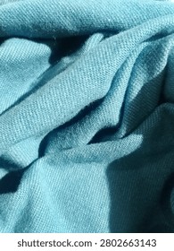 Close up texture combed green tosca 