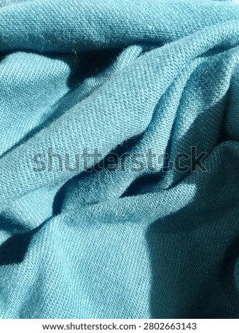 Close up texture combed green tosca 
