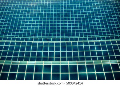 Close Texture Dark Blue Pool Tile Stock Photo 503842414 | Shutterstock