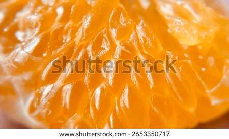 close up texture of orange pulp